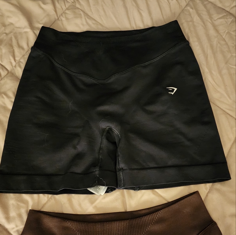 SOLD. Gymshark Sweat sculpt shorts bundle of 3 - Picture 2 of 4
